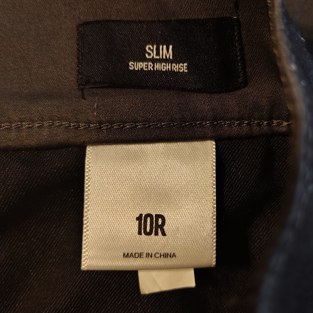 Express Charcoal Slim Super High Rise Jeans New With Tags - Picture 5 of 7